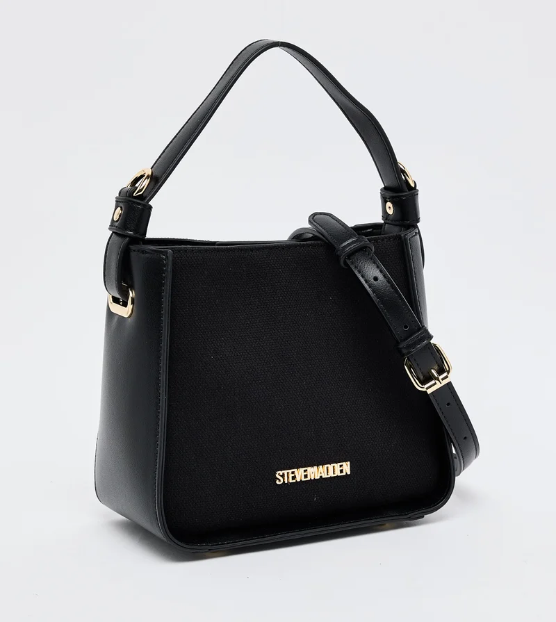 Steve madden daily women's black satchel bag